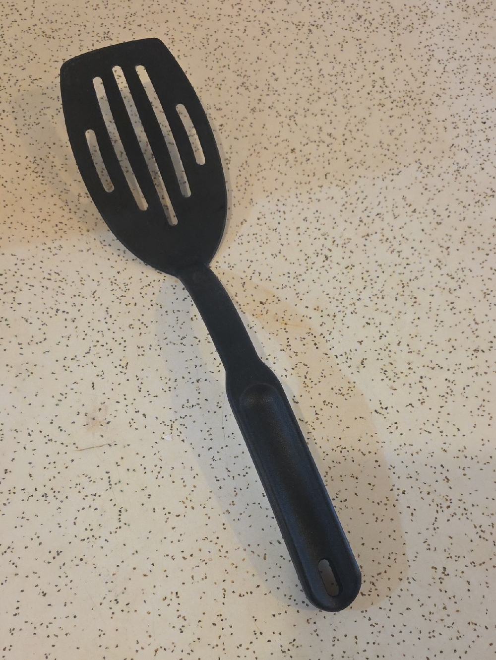 The Pampered Chef Black Nylon Slotted Turner Spatula Heat Resistant 13"